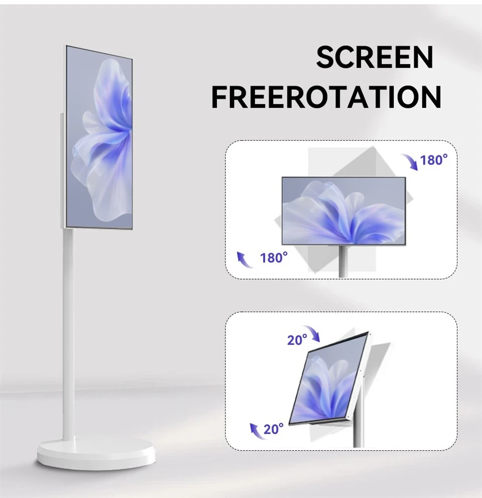 Interactive 32 Inch Smart Television In Cell Touch Monitor LCD Screen Portable Touch Screen